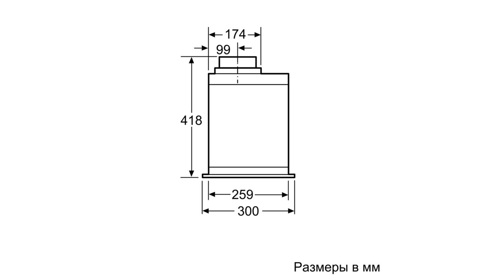 Встраиваемая вытяжка Neff D57ML66N1